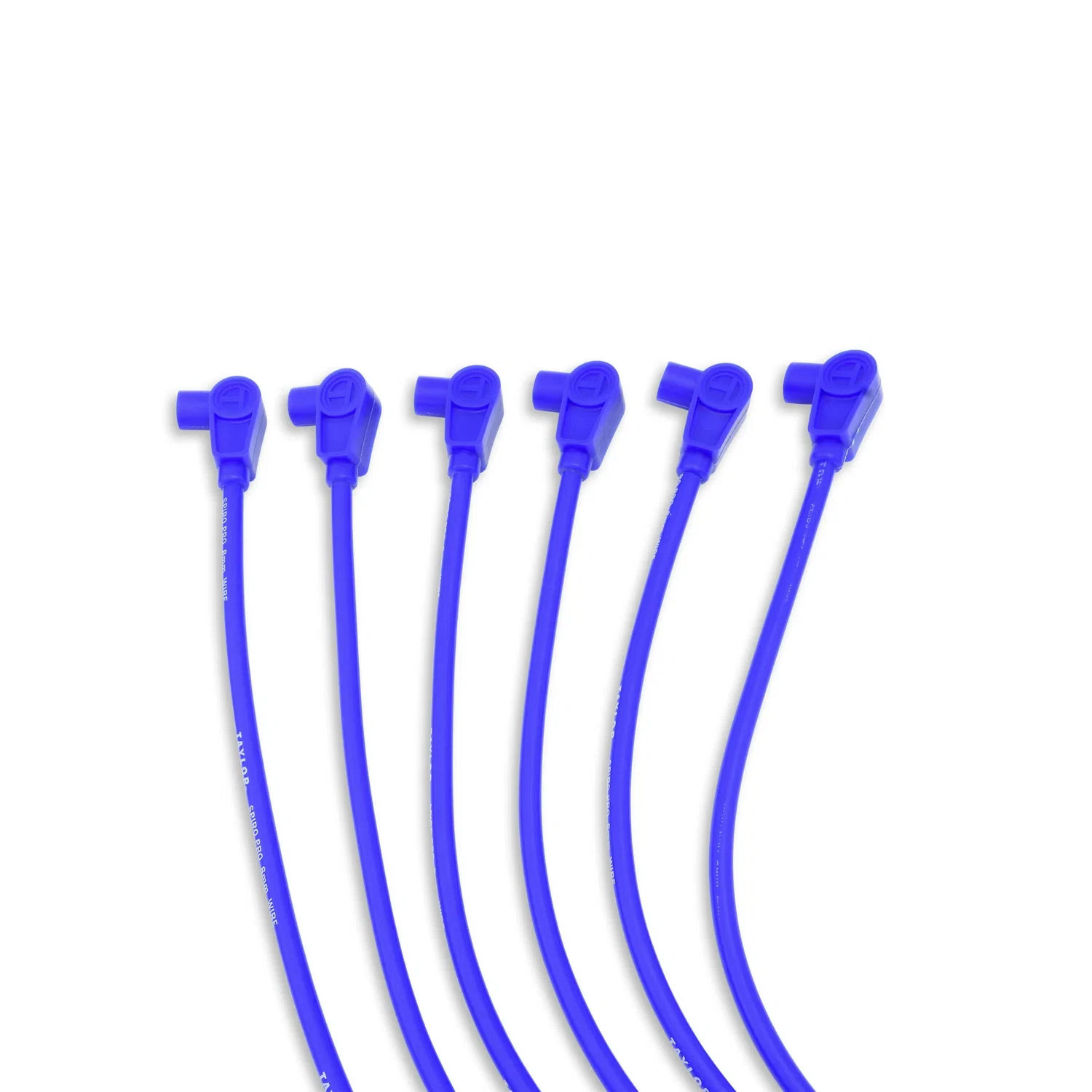 Spark Plug Wire Set Universal 8mm Silicone Spiro Pro 350 ohm_ft Blue 74663