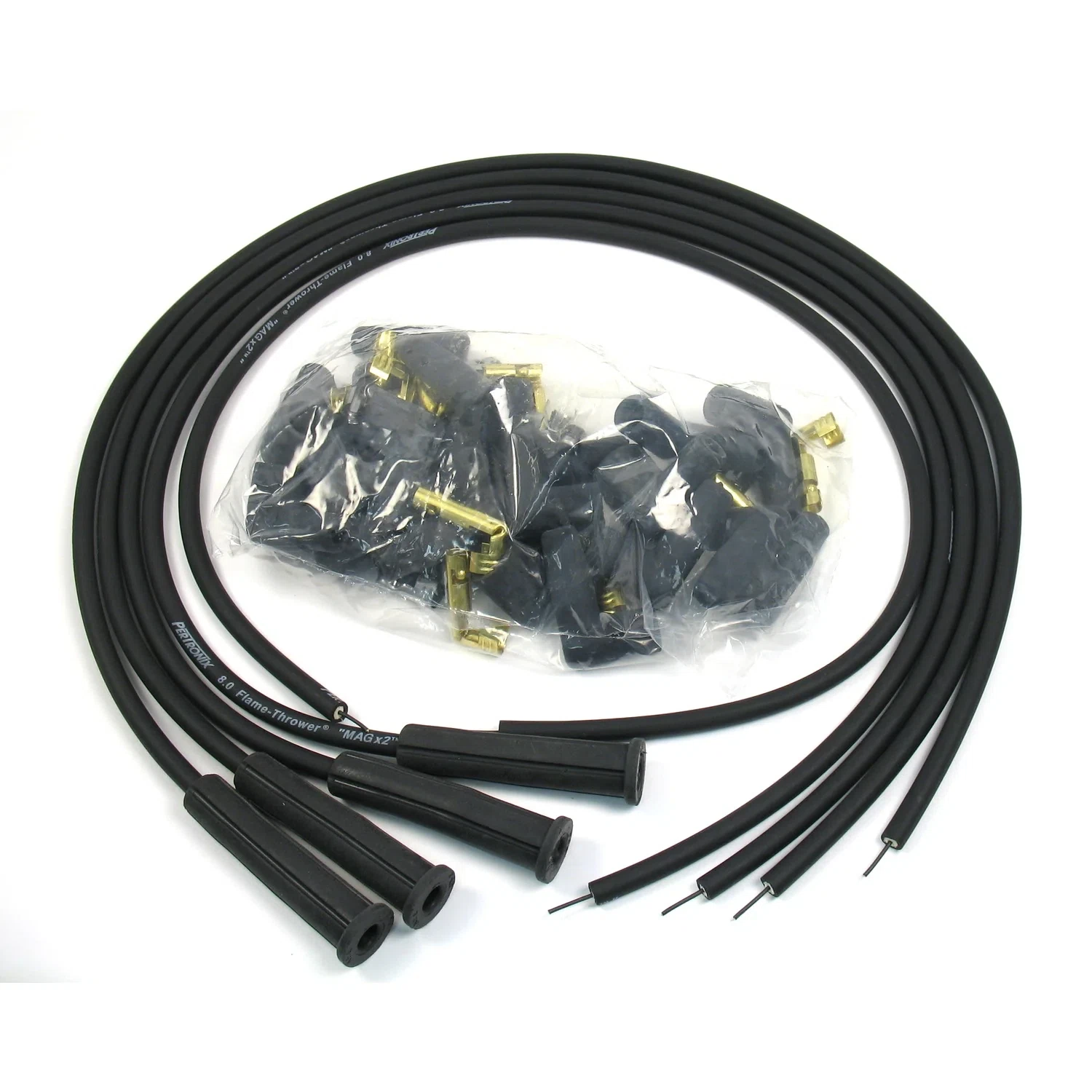 Spark Plug Wire Set for Universal Electronic Ignition Black 8mm 804280