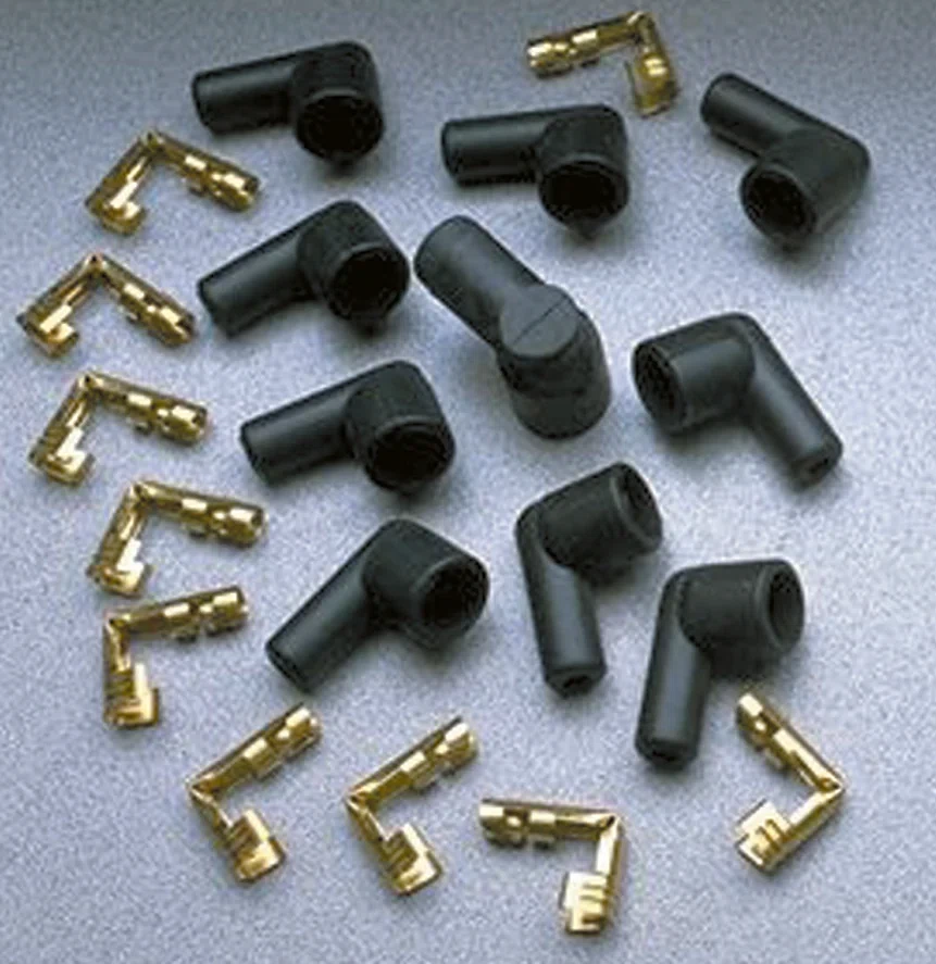 Spark Plug Wire Connector 8 - 10.4mm 90_ 10 Black 46057