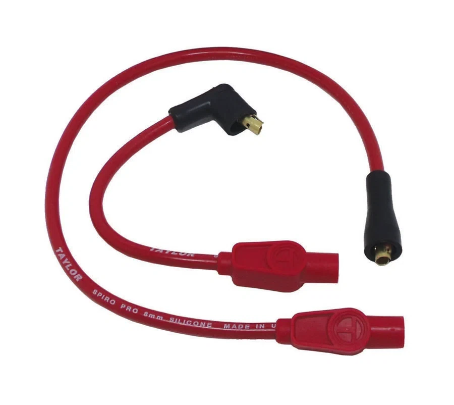 Spark Plug Wire Set 1980-2003 Harley-Davidson 8mm Silicone Spiro Pro 180_ 10232