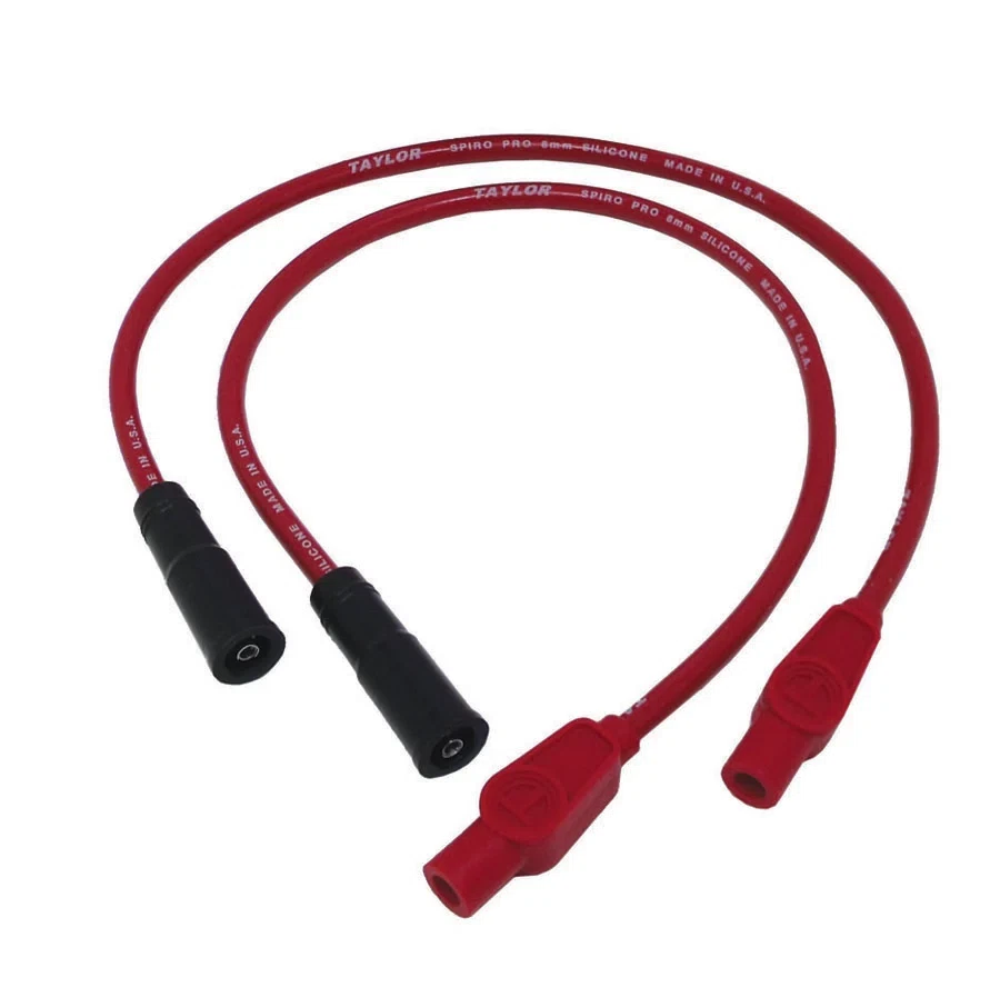 Spark Plug Wire Set 1999-2006 Harley-Davidson 8mm Silicone Spiro Pro 180_ 10234