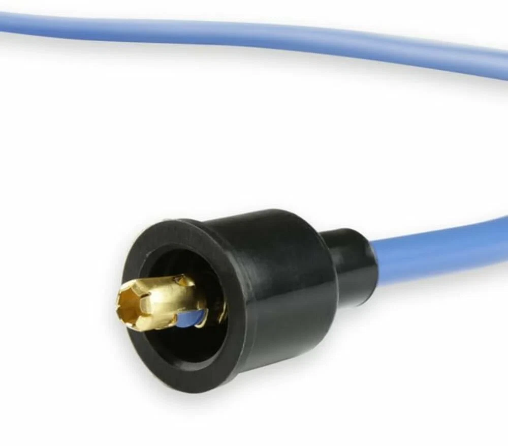Spark Plug Wire Set - Super Stock Copper Core 8mm - 90 Deg. Boots - Blue - 4039B