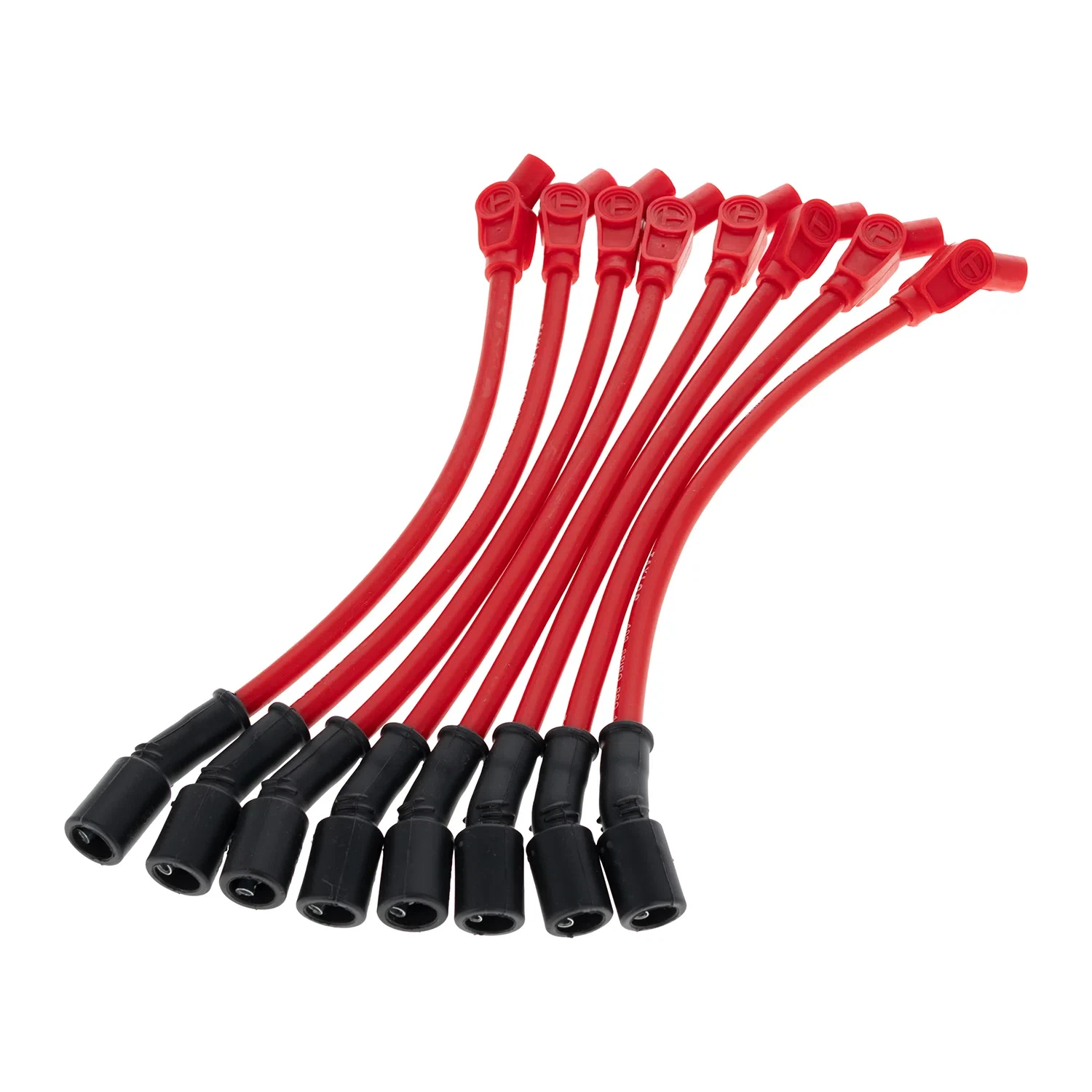 Spark Plug Wire Set Universal 10.4mm Silicone Spiro Pro 409 409 135_ Red 79218