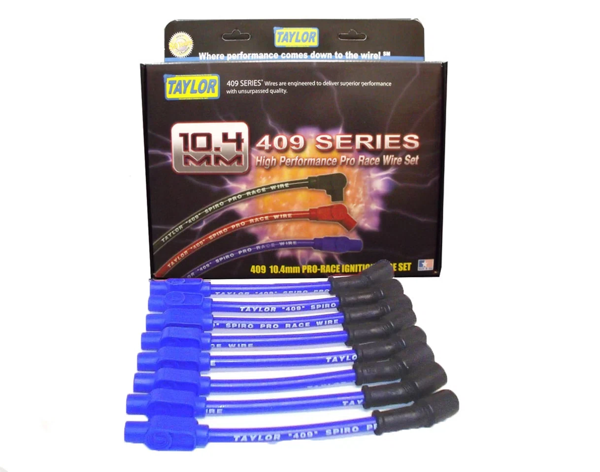 Spark Plug Wire Set Universal 10.4mm Silicone Spiro Pro 409 409 350 ohm_ft 79603