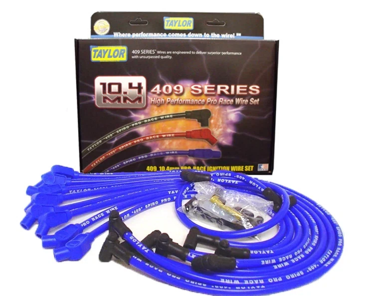 Spark Plug Wire Set Universal 10.4mm Silicone Spiro Pro 409 409 350 ohm_ft 79667