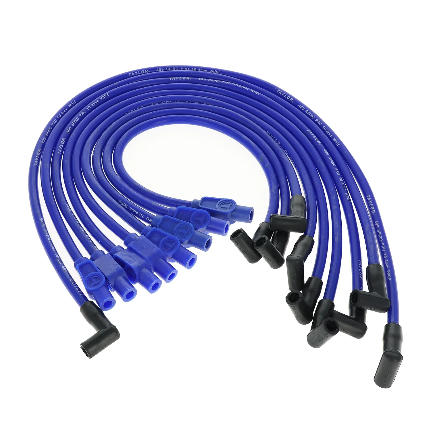 Spark Plug Wire Set Universal 10.4mm Silicone Spiro Pro 409 409 350 ohm_ft 79682