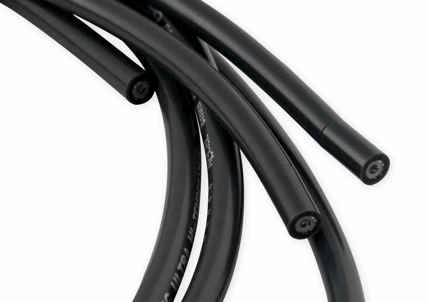 Spark Plug Wire Set - Universal - 180 Deg Black Ceramic Boots - 9000CK