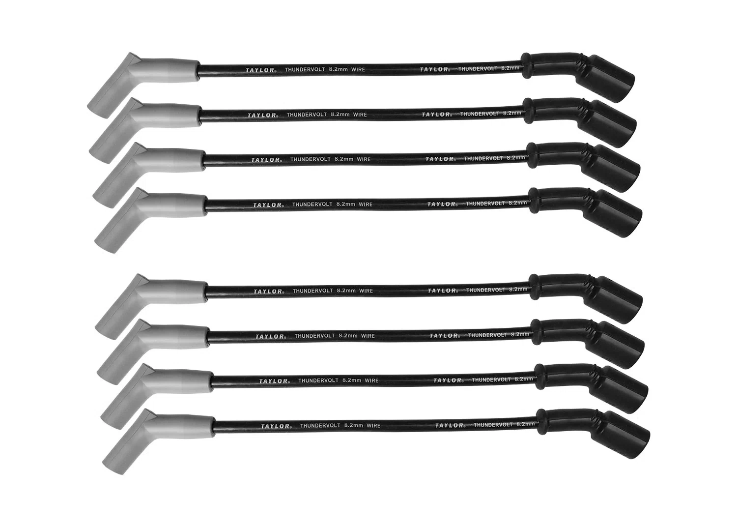 Spark Plug Wire Set Universal 8.2mm Silicone Thundervolt 135_ 40 ohm_ft 86018