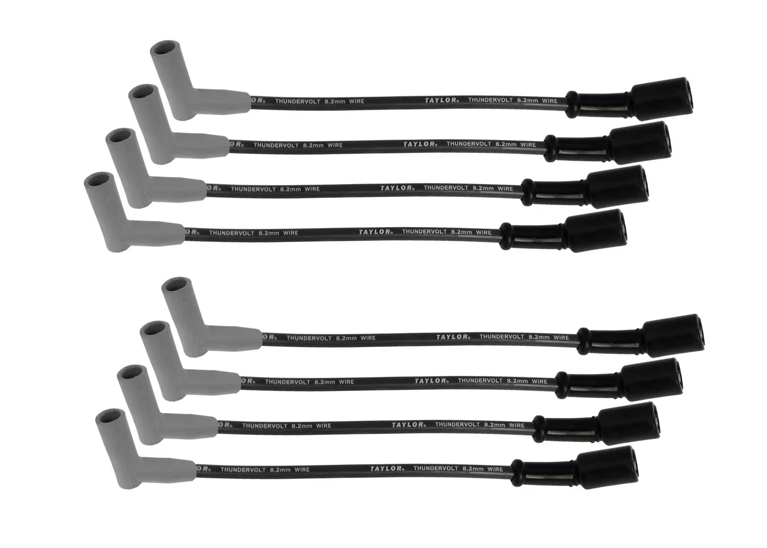 Spark Plug Wire Set Universal 8.2mm Silicone Thundervolt 135_ 40 ohm_ft 86045