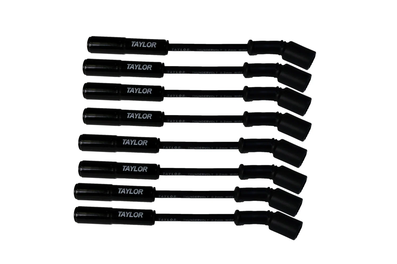 Spark Plug Wire Set Universal 8.2mm Silicone Thundervolt 40 ohm_ft Black 85044-B