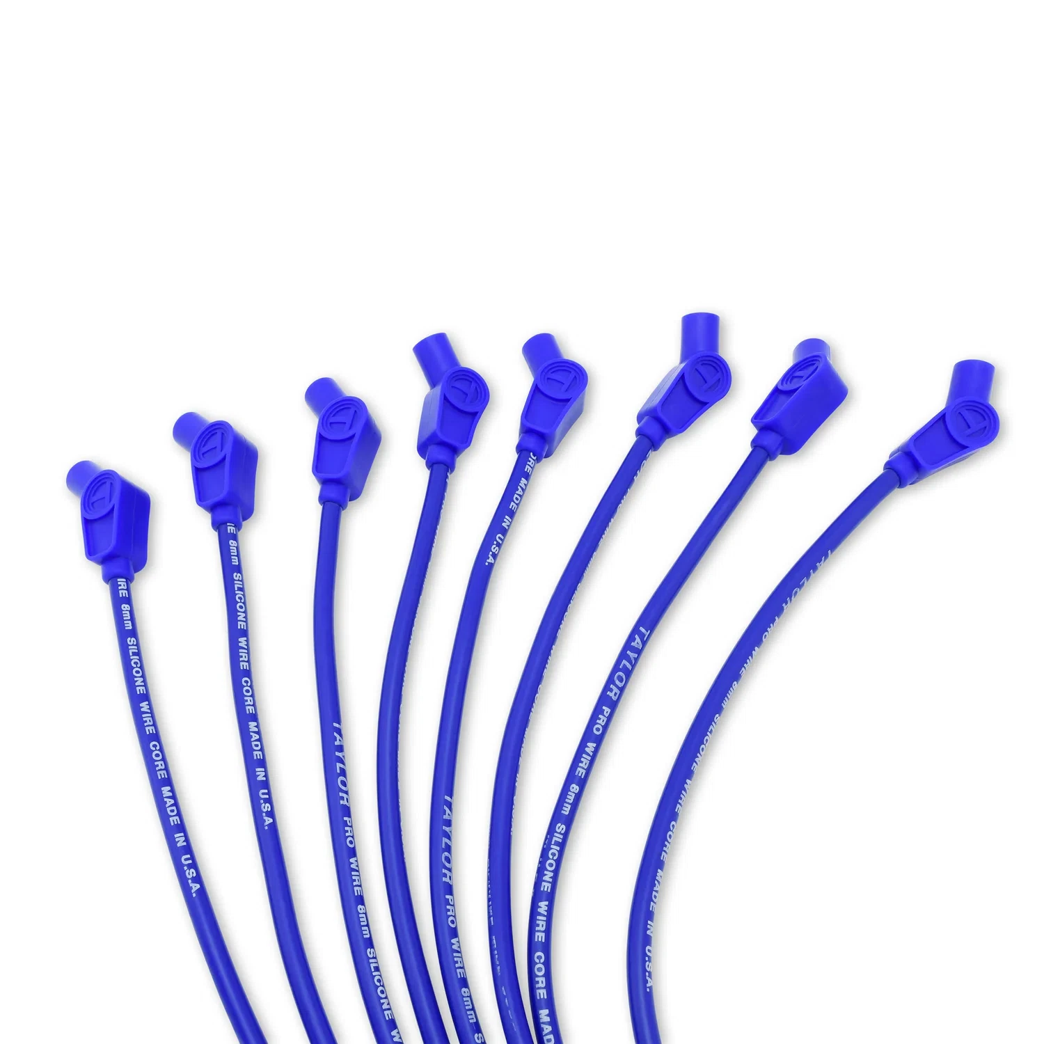Spark Plug Wire Set Universal 8mm Silicone 135_ 0 ohm_ft Prowire Solid 70652