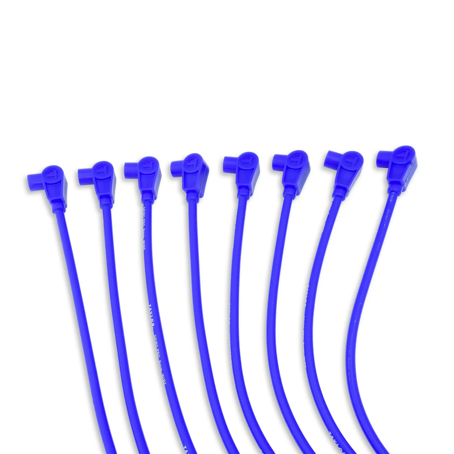 Spark Plug Wire Set Universal 8mm Silicone Spiro Pro 350 ohm_ft Blue 74606