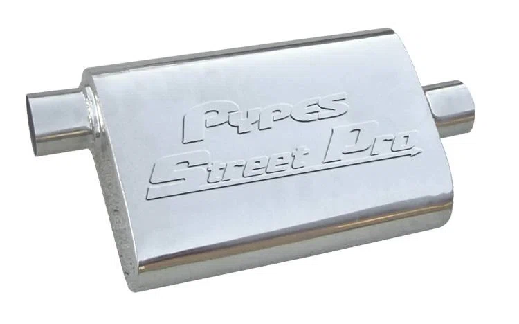 Street Pro Series Muffler 14 in 2.5 in Offset_Center Hardware Not Incl Natural
