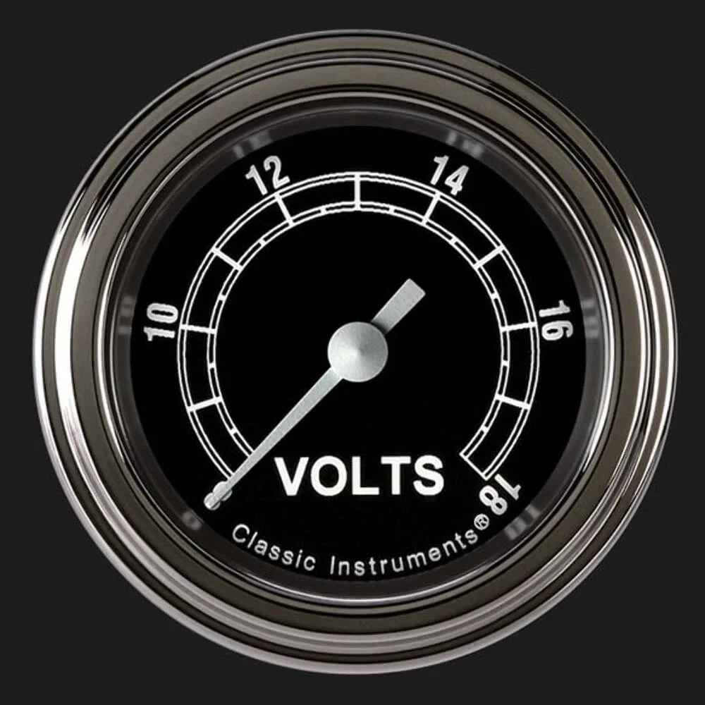 Traditional 2 1_8_ Voltage Gauge TR130SLF
