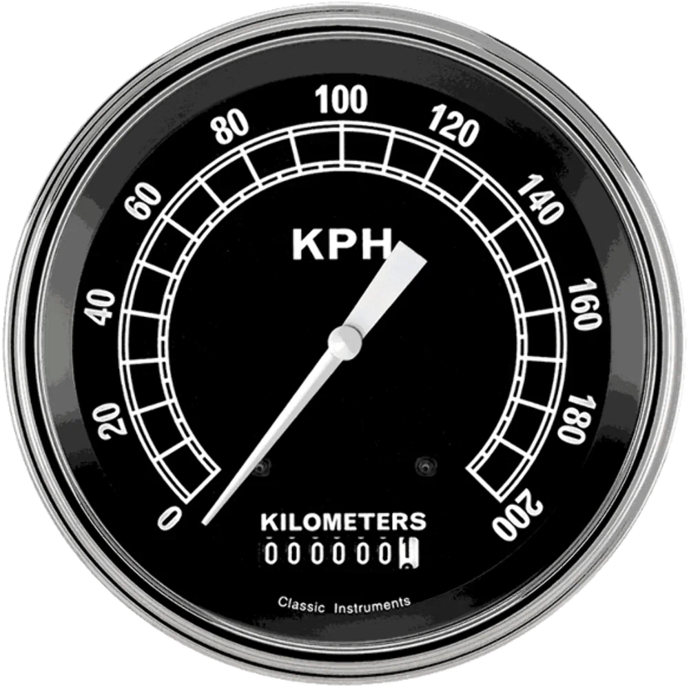 Traditional 4 5_8_ Speedometer TR58SLF