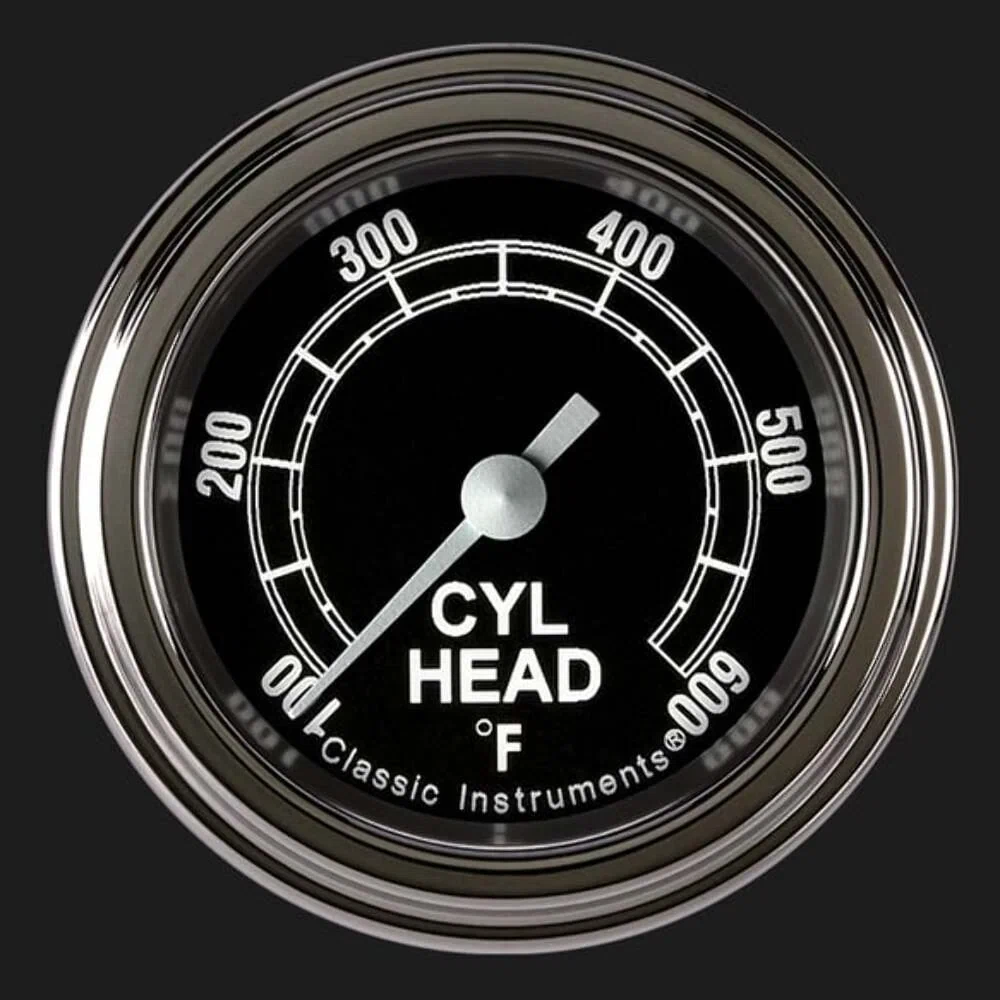 Traditional 2 1_8_ Cylinder Head Temp. Gauge TR197SLF