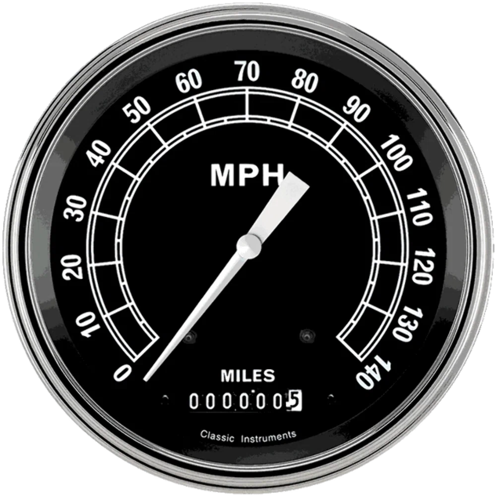 Traditional 4 5_8_ Speedometer TR56SLF