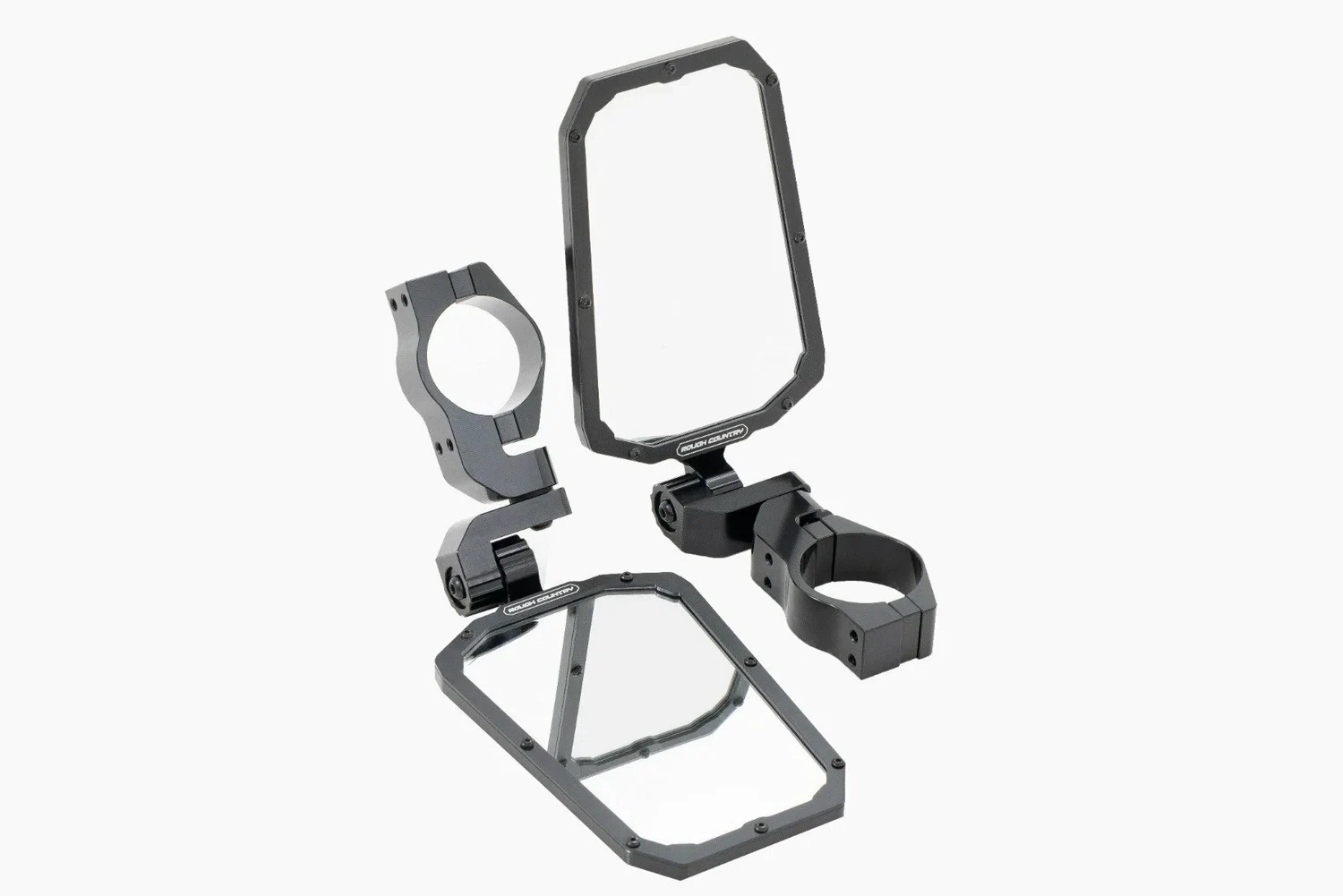 UTV Aluminum Side View Mirrors; Horizontal 99209