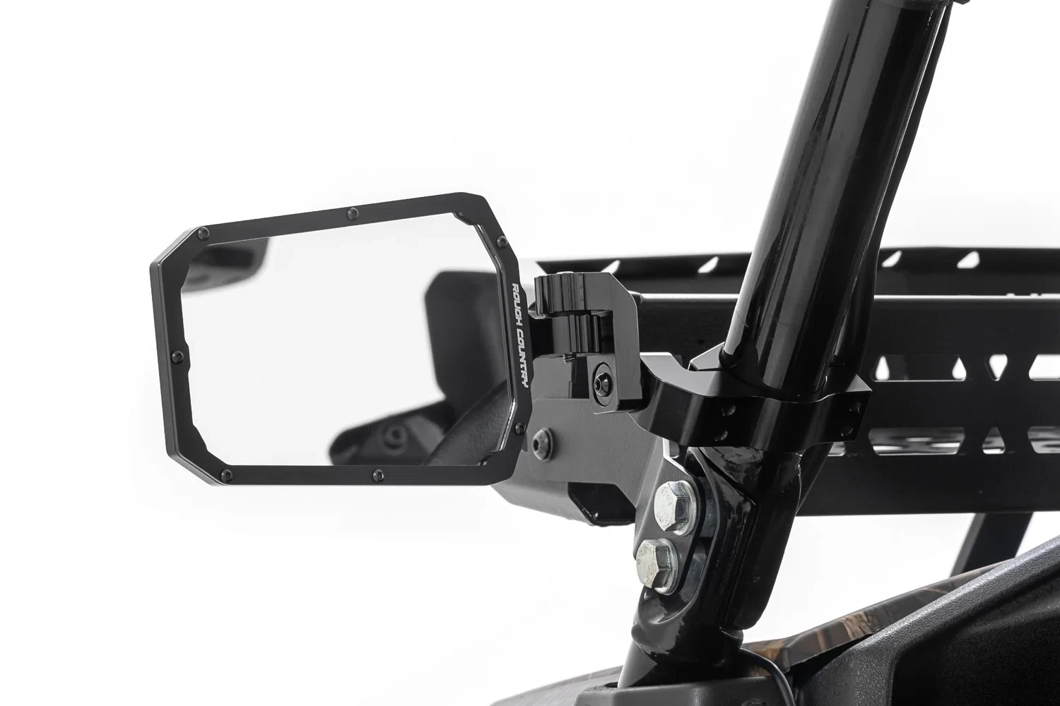 UTV Aluminum Side View Mirrors; Horizontal 99209
