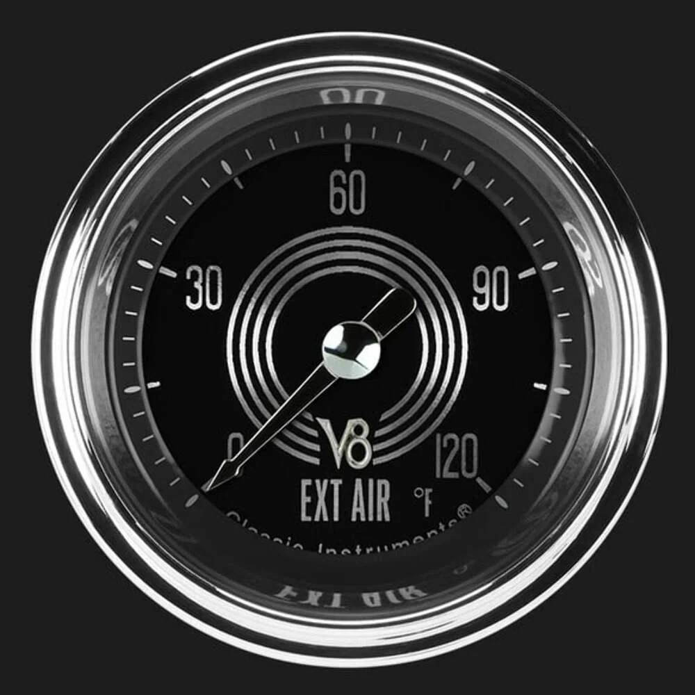 V8 Speedster 2 1_8_ Outside Air Temp. Gauge V8SR199SHC