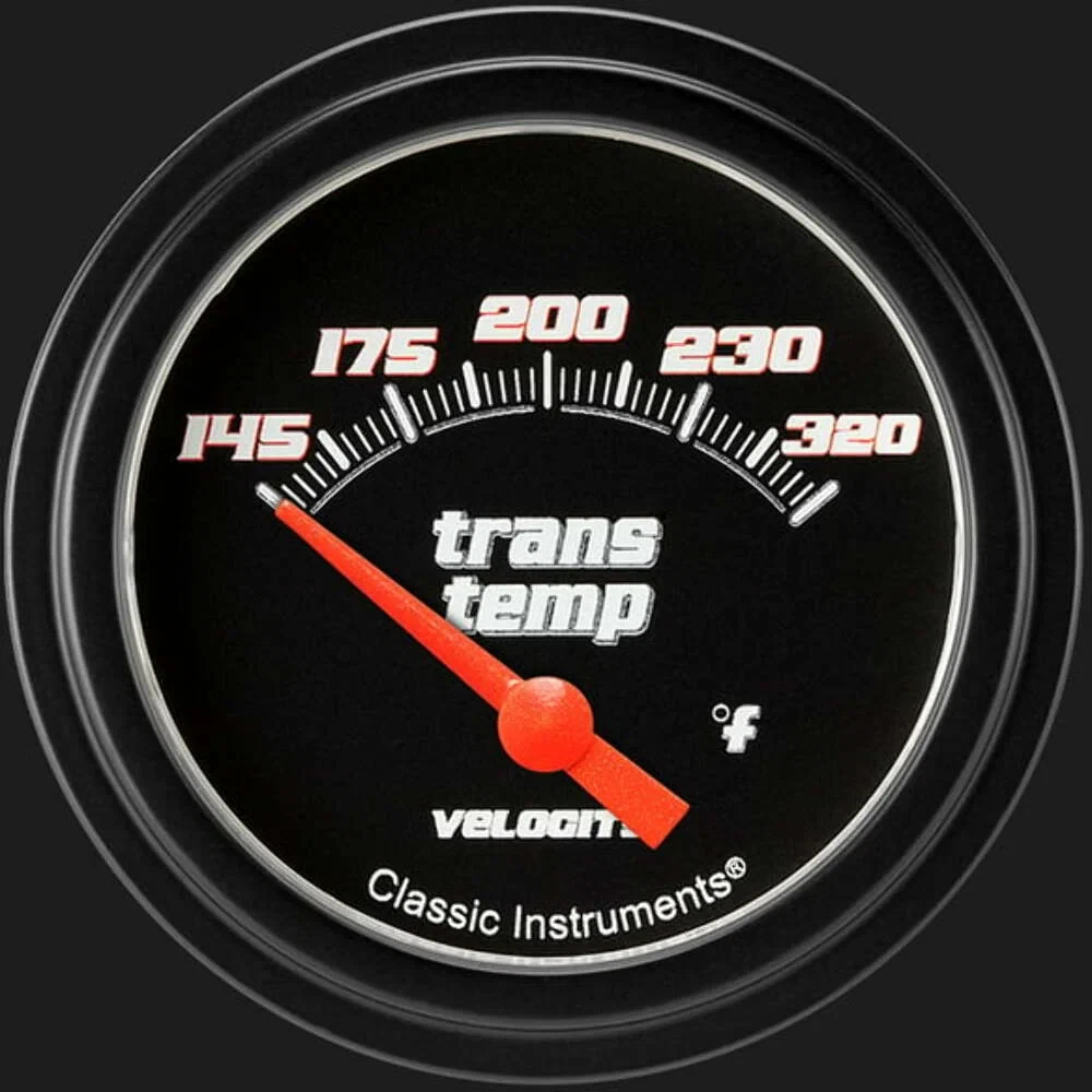Velocity Black 2 5_8_ Transmission Temperature Gauge VS227BBLF