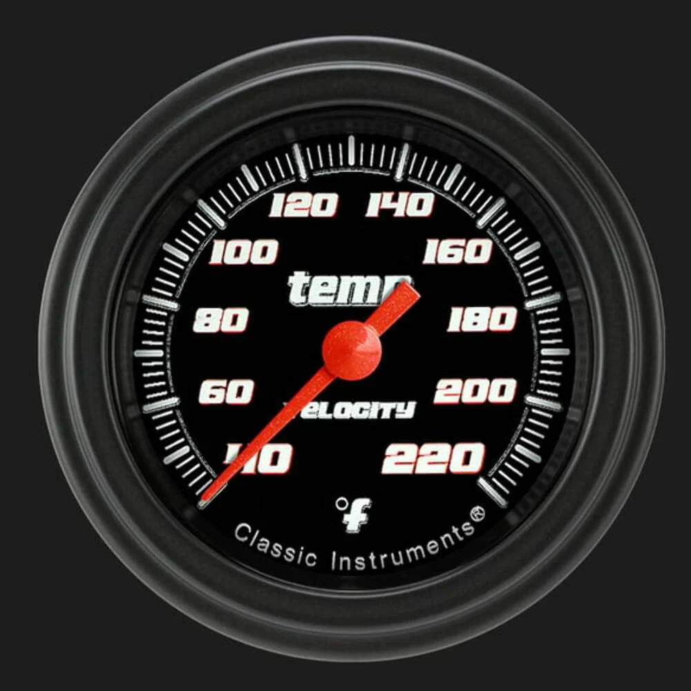 Velocity Black 2 1_8_ Stock Eliminator Temp. Gauge VS129BBLF