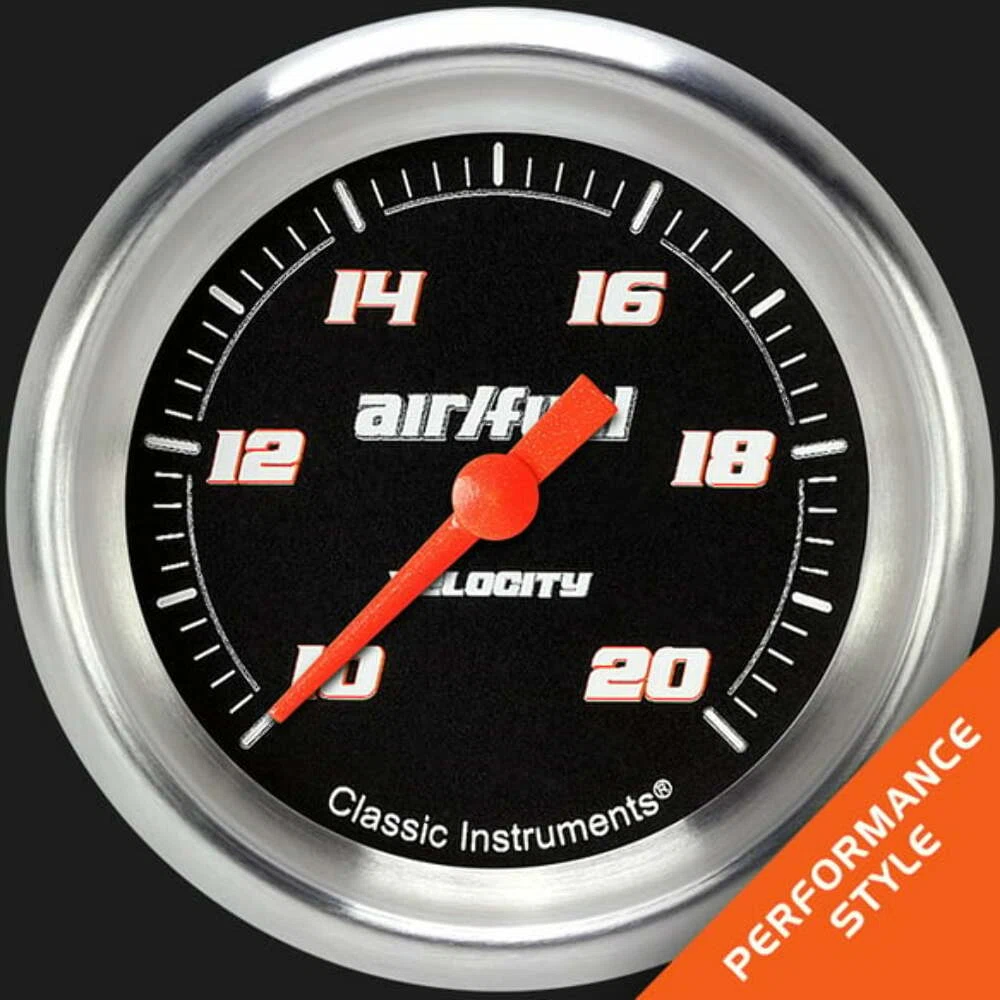 Velocity Black 2 5_8_ Air Fuel Ratio Gauge VS394BAPF