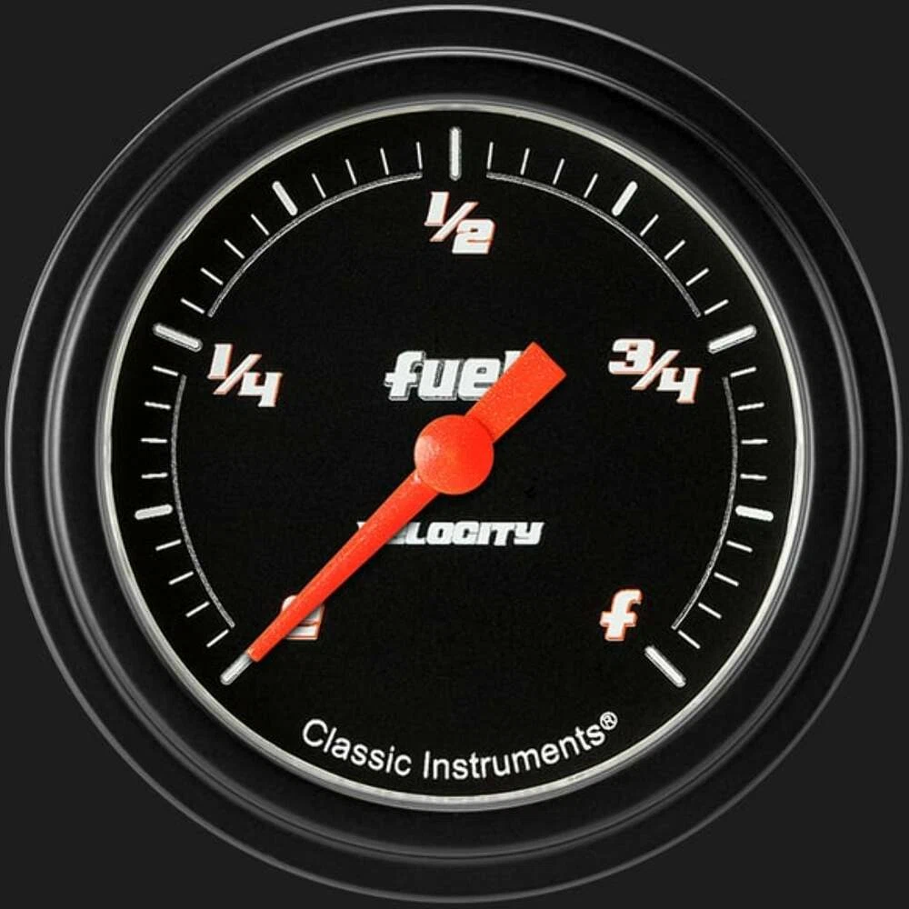 Velocity Black 2 5_8_ Fuel Gauge VS309BBLF