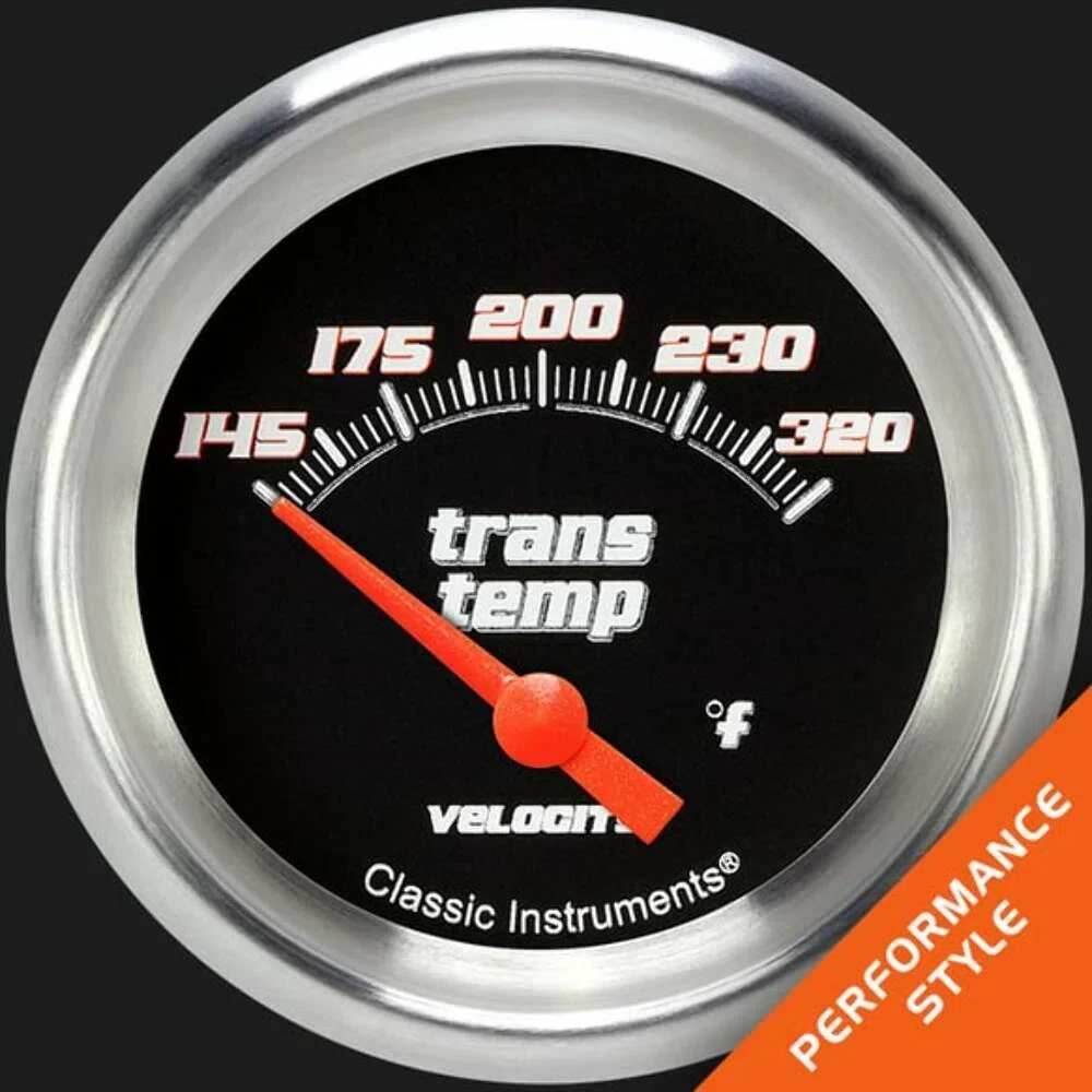 Velocity Black 2 5_8_ Transmission Temperature Gauge VS227BAPF