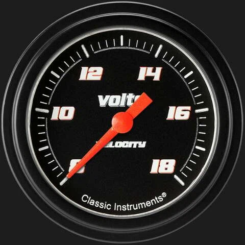 Velocity Black2 5_8_ Voltage Gauge VS330BBLF