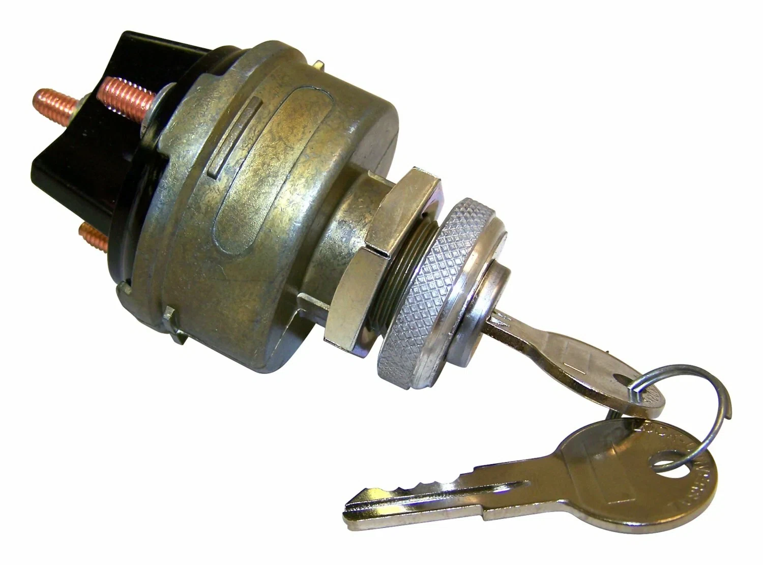 Vintage - Metal Silver Ignition Switch - J0924918