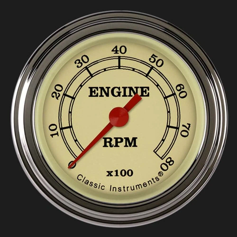 Vintage 2 1_8_ Tachometer VT183SLF