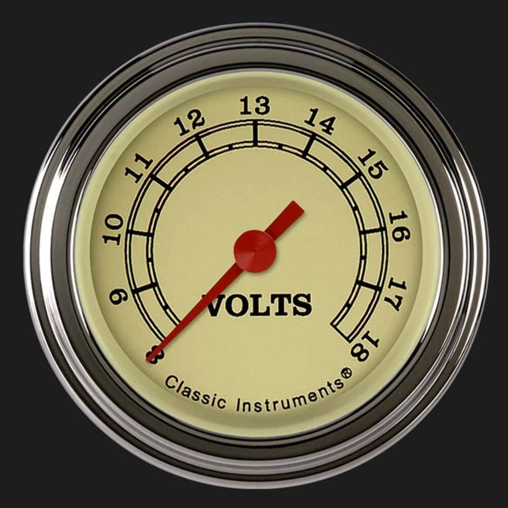 Vintage 2 1_8_ Voltage Gauge VT130SLF