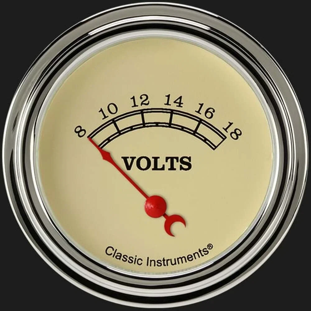 Vintage 2 5_8_ Volt Gauge VT230SLF
