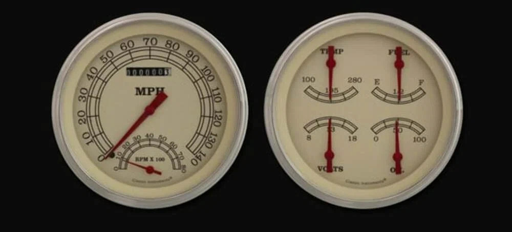 Vintage Series Two Gauge Set VT62SLF