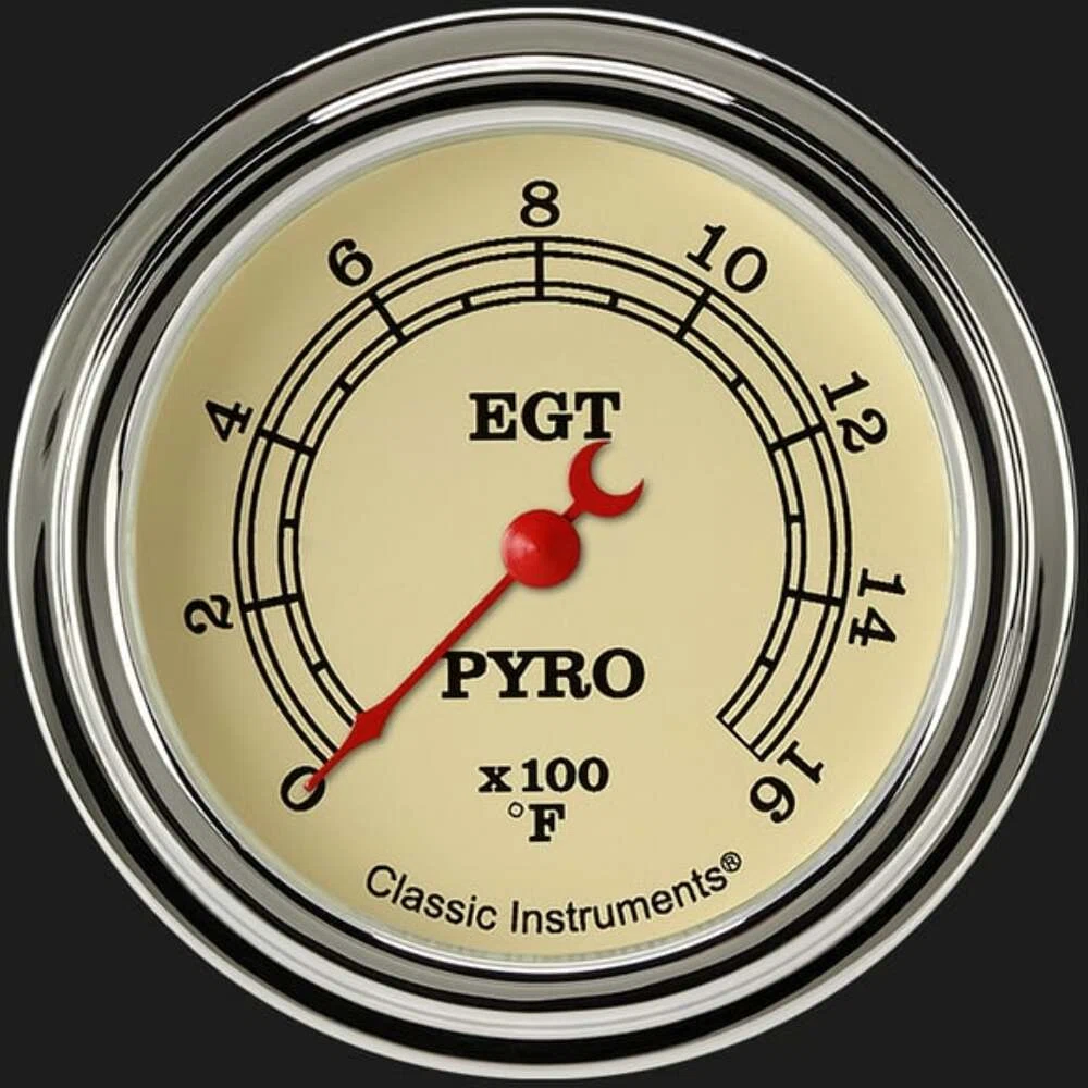 Vintage 2 5_8_ Exhaust Gas Temp. Gauge VT398SLF