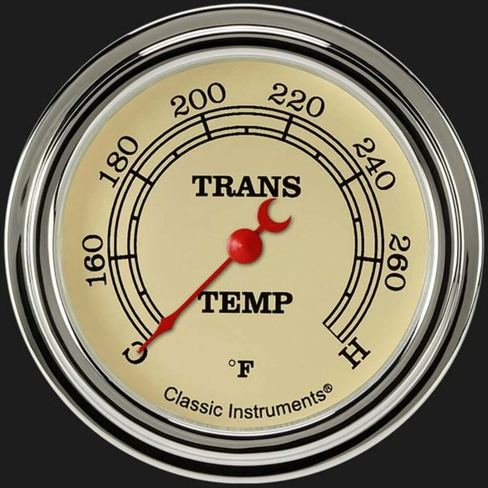 Vintage 2 5_8_ Transmission Temperature Gauge VT327SLF