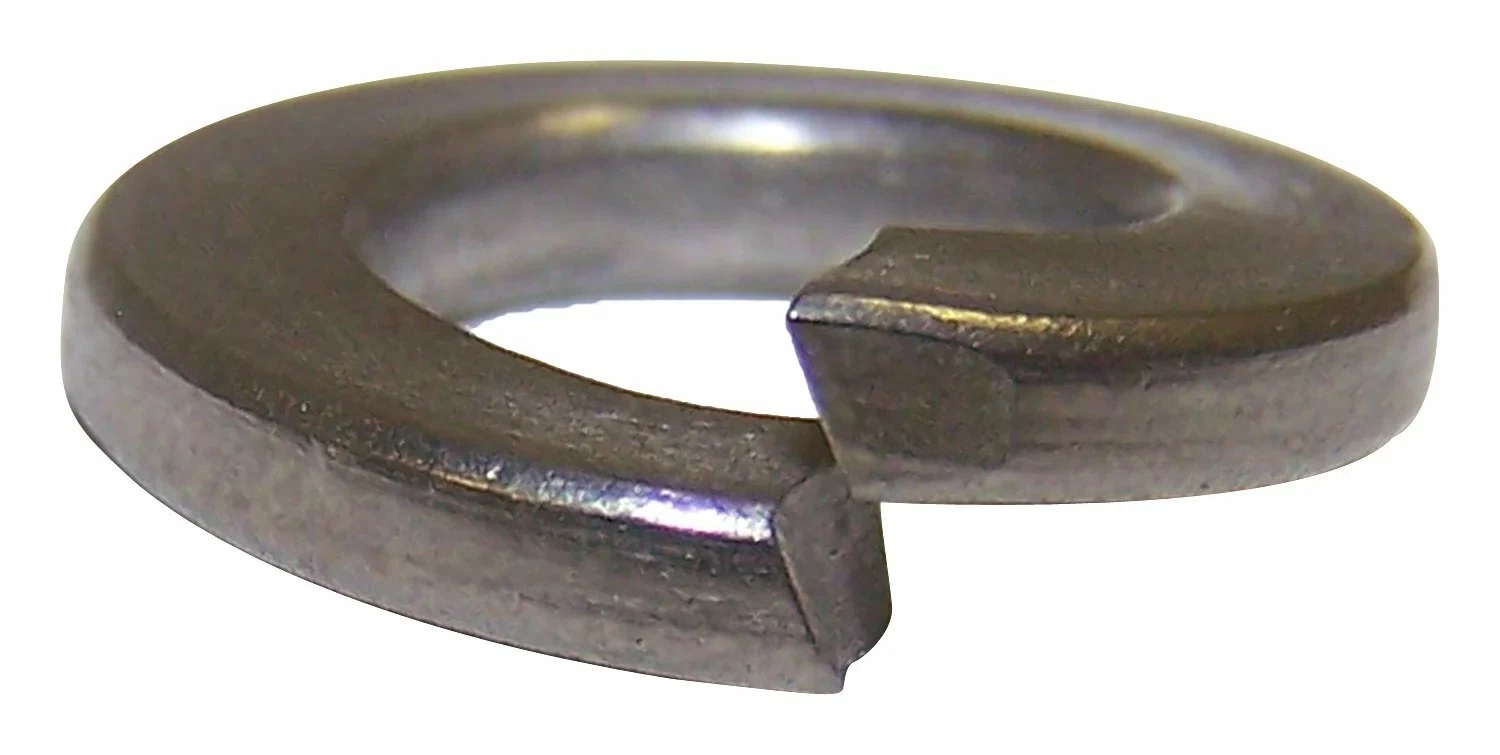 Vintage - Metal Unpainted Split Lock Washer - J4006897