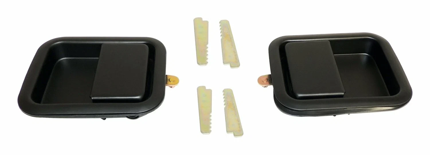Vintage - Steel Black Door Handle Kit - 55076222K