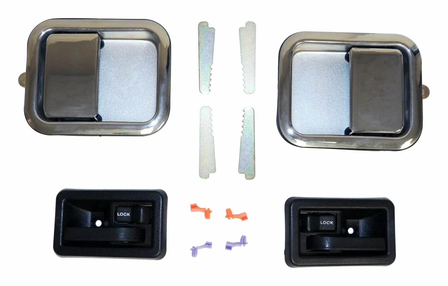 Vintage - Steel Black Door Handle Kit - 5758172MK