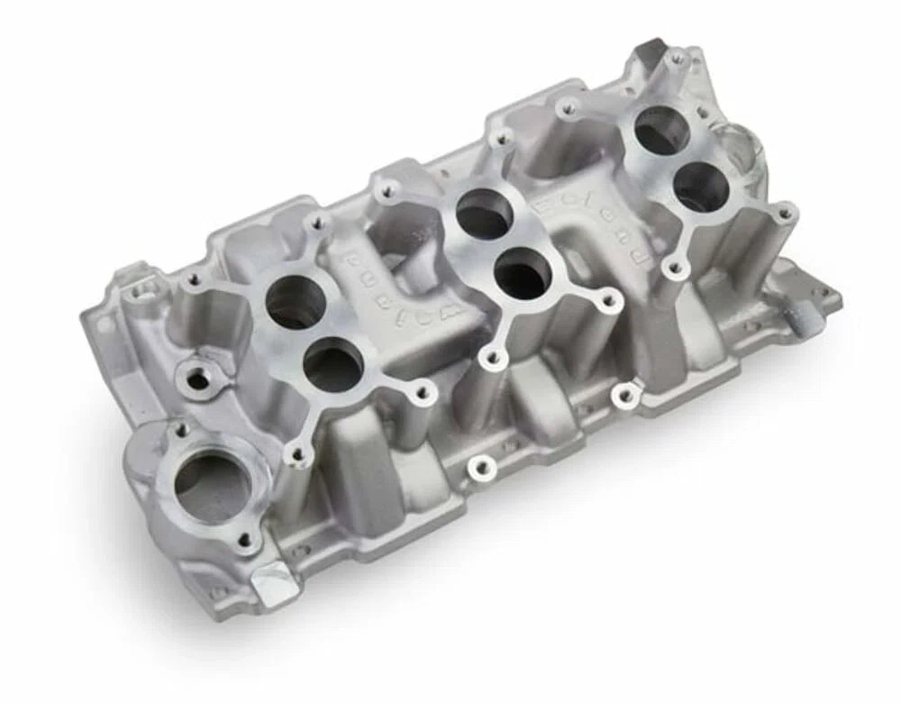 Weiand 3x2 Dual Plane Intake- Chevy Small Block V8 - 7550