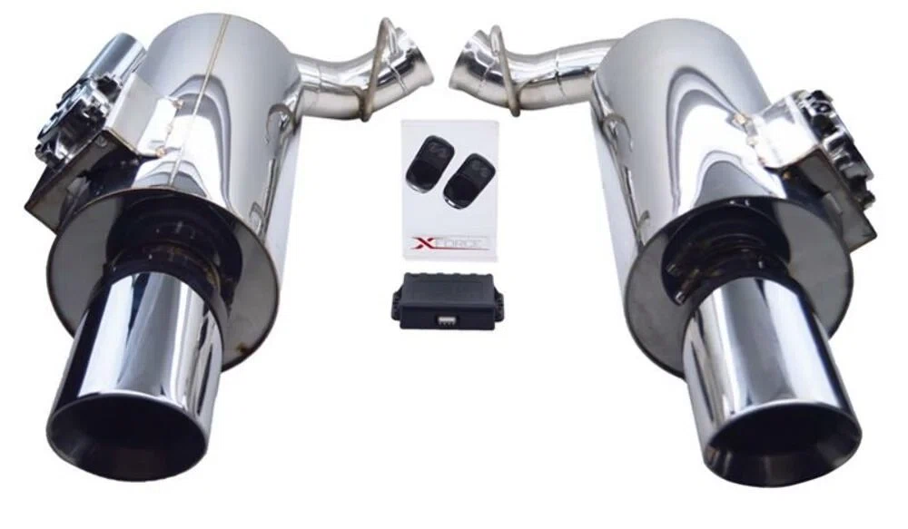 XFORCE ES-FM05-RVMK - Varex 304 SS Axle-Back Exhaust System w_ Split Rear Exit