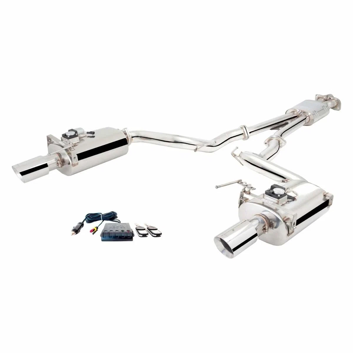 XFORCE ES-FM17-02-VMK-CBS - Varex 304 SS Cat-Back Exhaust w_Split Rear Exit