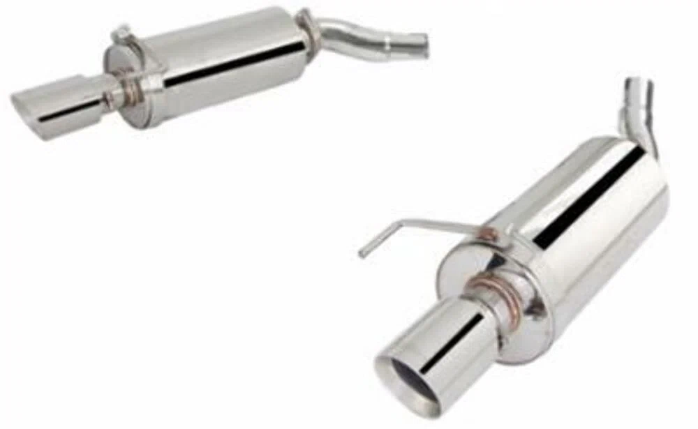 XFORCE Exhaust ES-FM15-ABS - 304 SS Axle-Back Exhaust System w_ Split Rear Exit